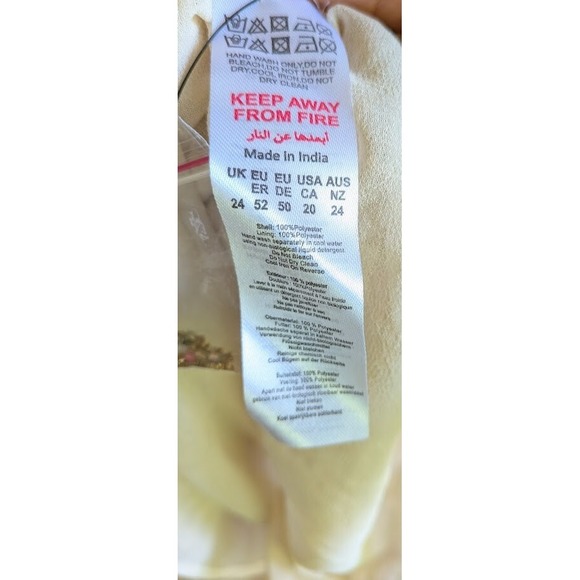 Nasty Gal Dress Size 20 Tassel Beaded Sequin Bling Glam Unique Event Cocktail - Picture 9 of 11